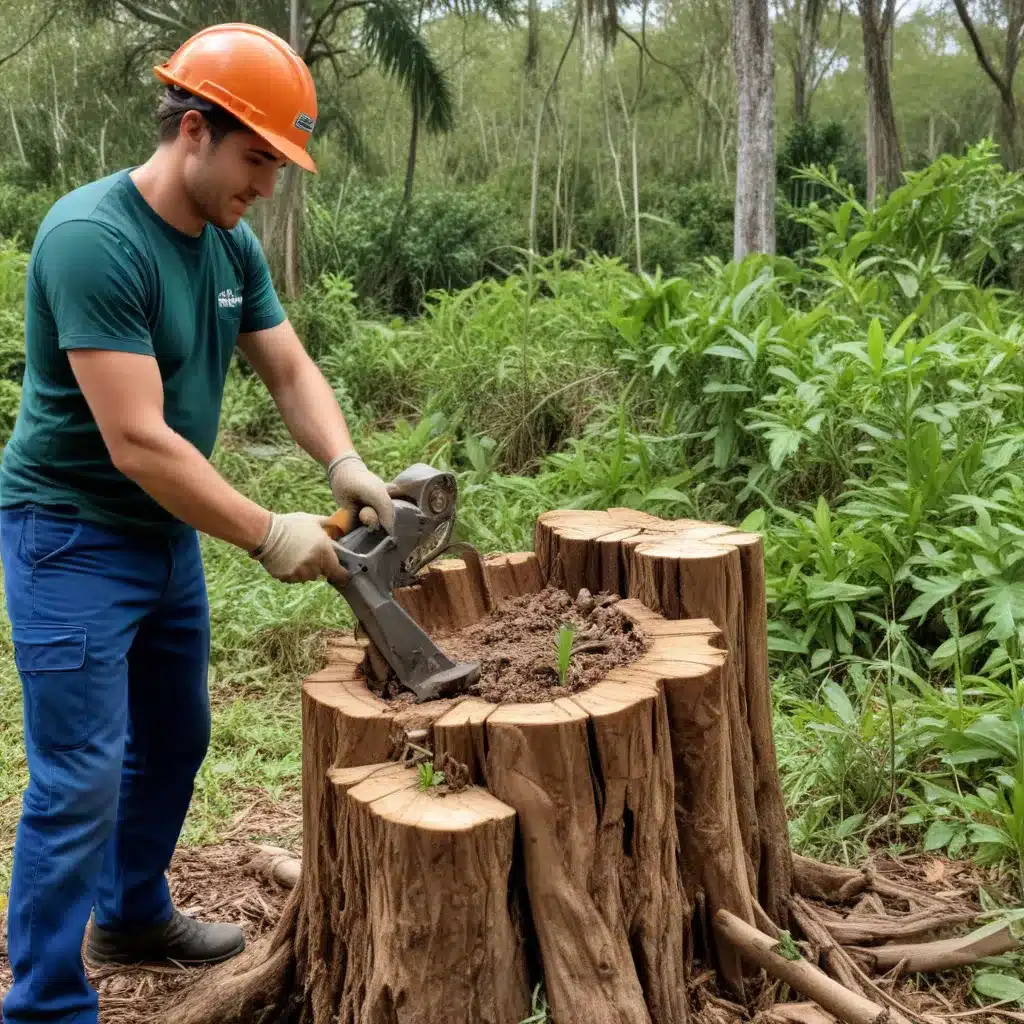 Enhancing Biodiversity and Habitat Conservation by Grinding Stumps of Invasive Trees in South Florida