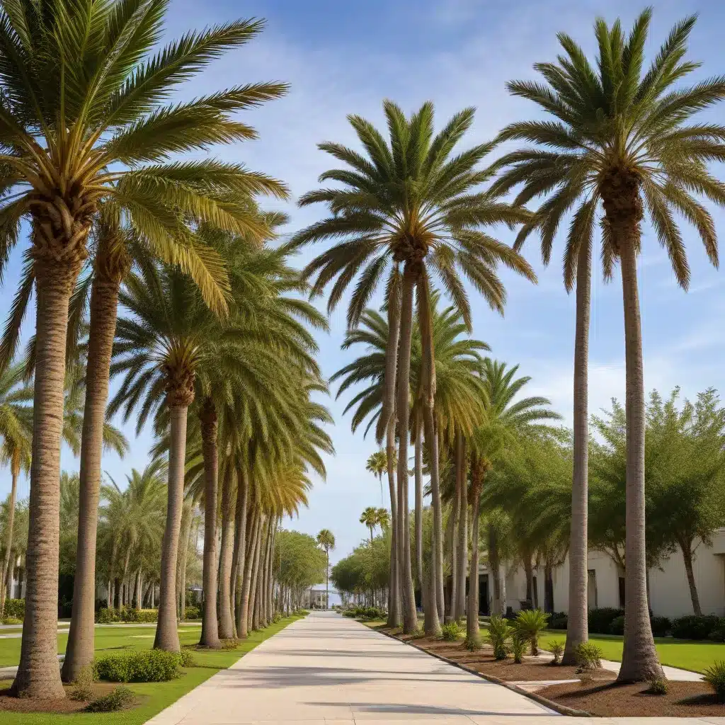 Enhancing the aesthetic and functional value of palm trees in the landscape