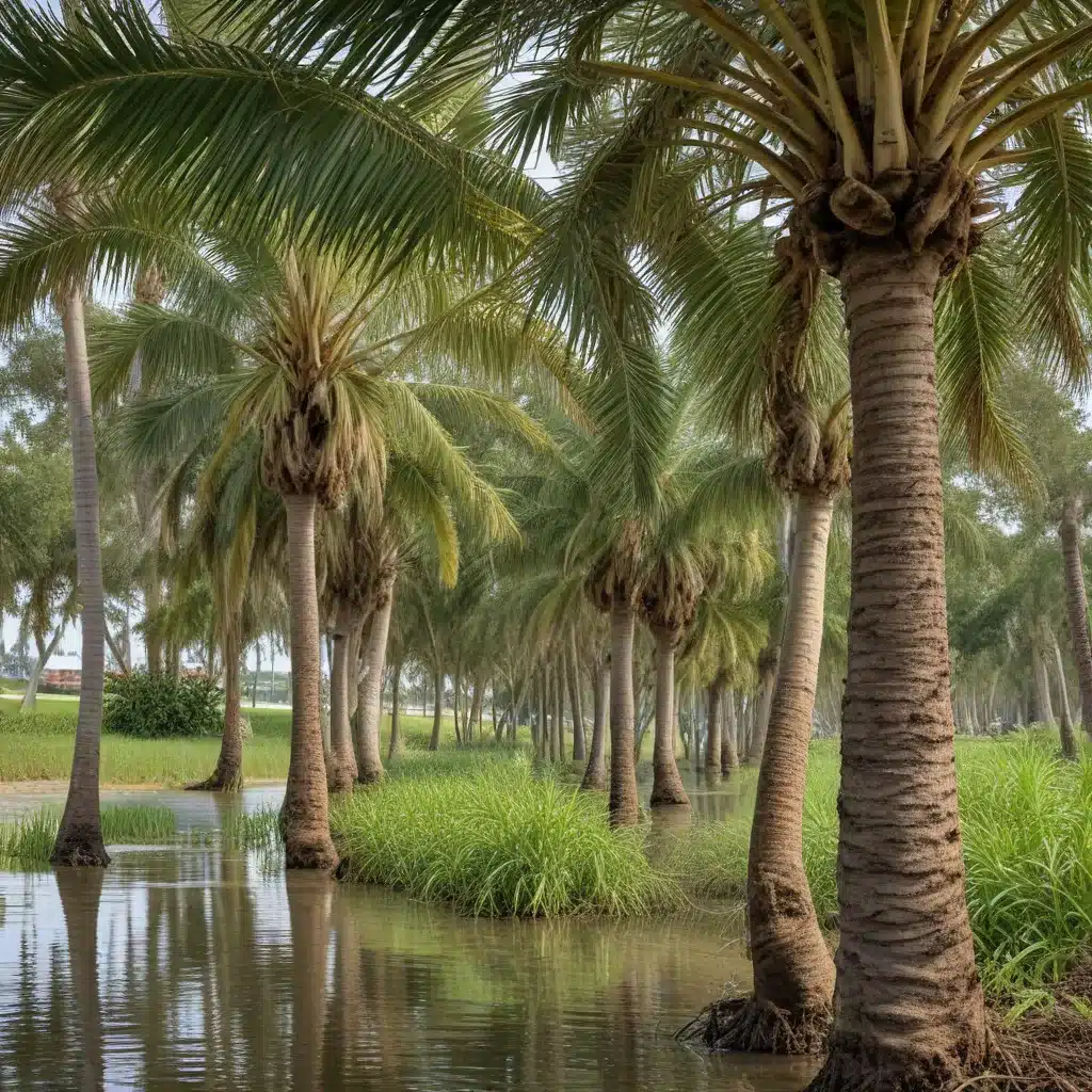 Optimizing Irrigation and Drainage for Palms to Thrive in Coastal South Florida