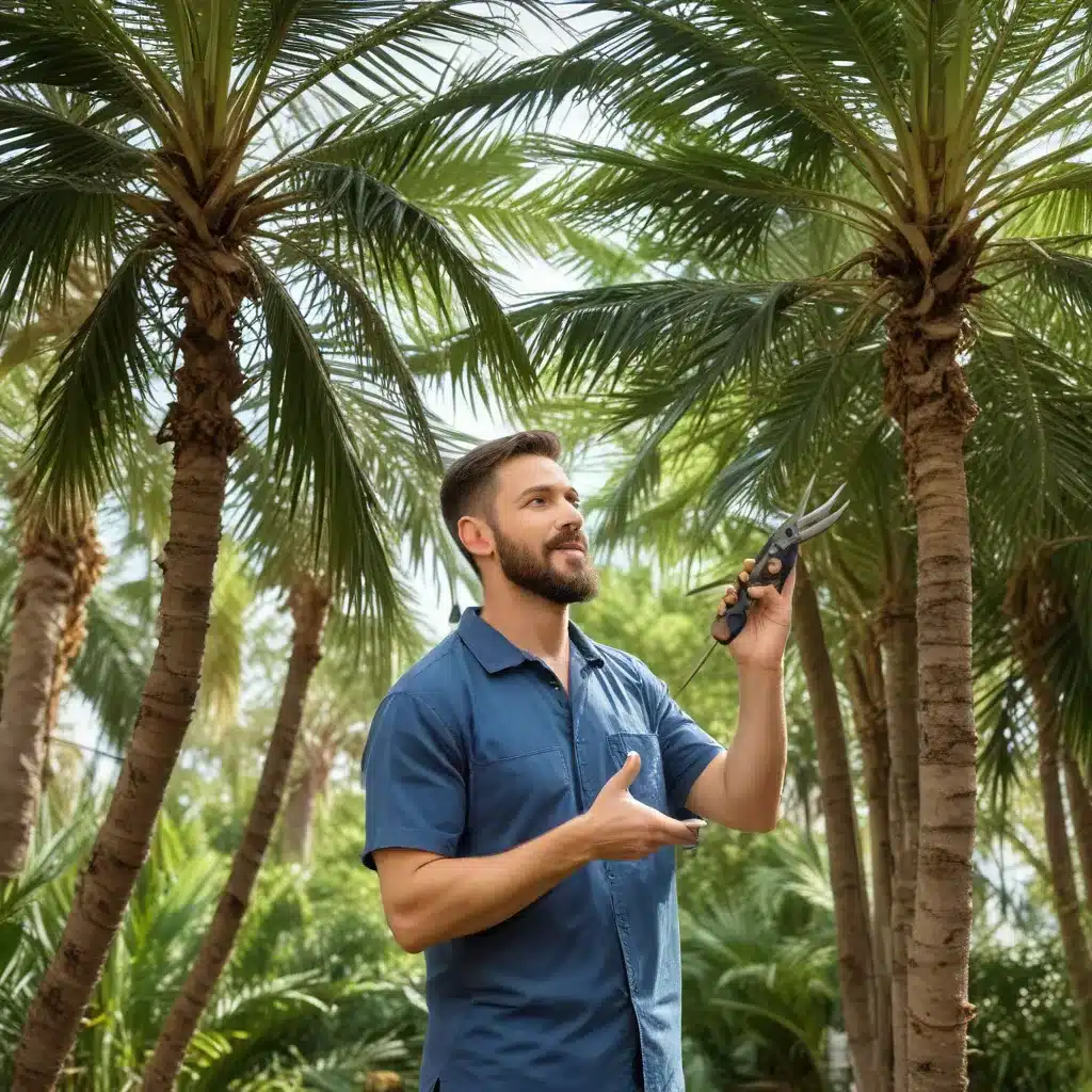 Palms and pruning techniques: Mastering the art of trimming for health
