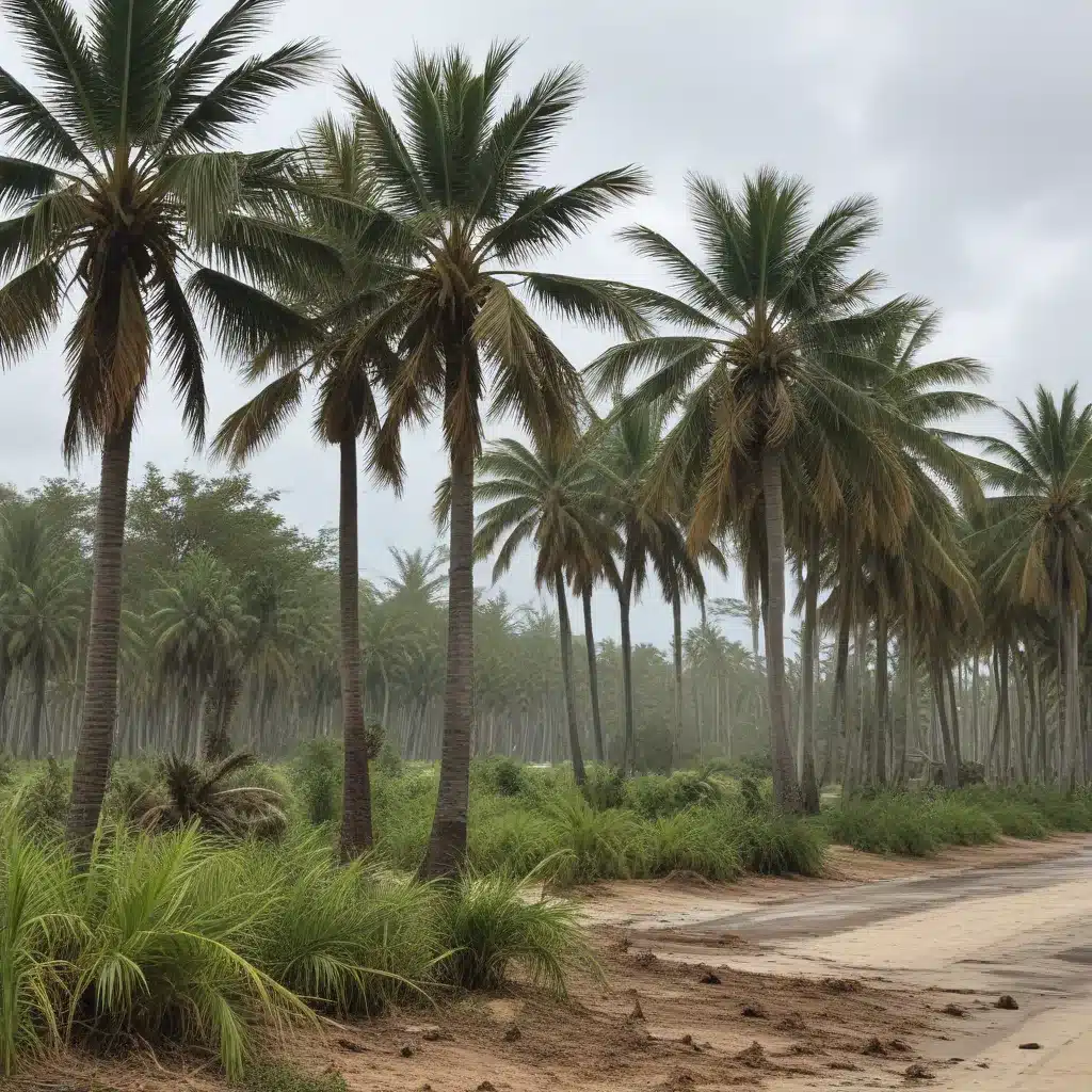 Preparing Palm Tree Landscapes for the Arrival of Destructive Hurricanes